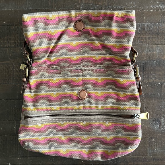 Fossil Explorer Aztec fold over bag/purse - Picture 11 of 16